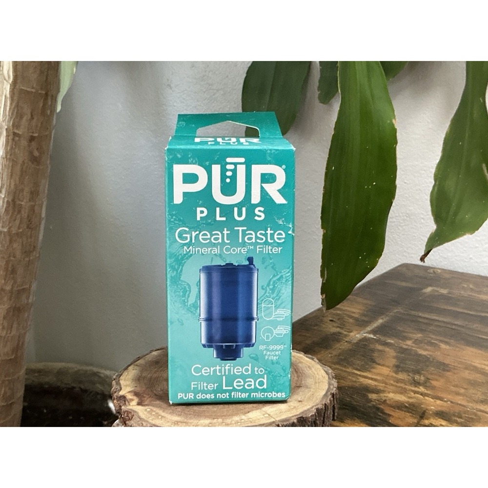 PUR‎ PLUS Mineral Core Faucet Mount Water Filter Replacement 1-Filter- NIB